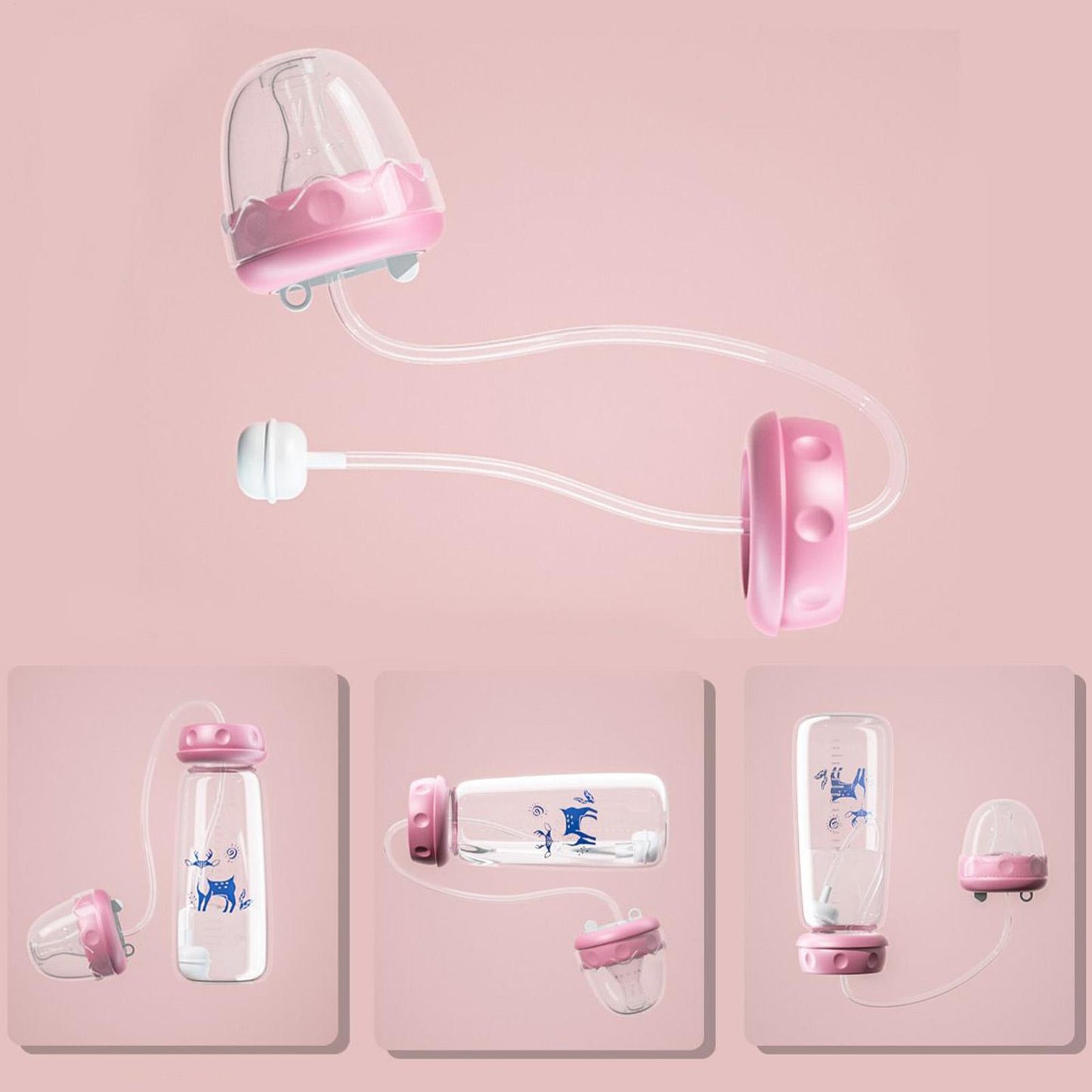 Gourde Magique Anti-Fuite 360° | Le Confort de Bébé, La Paix de Maman
