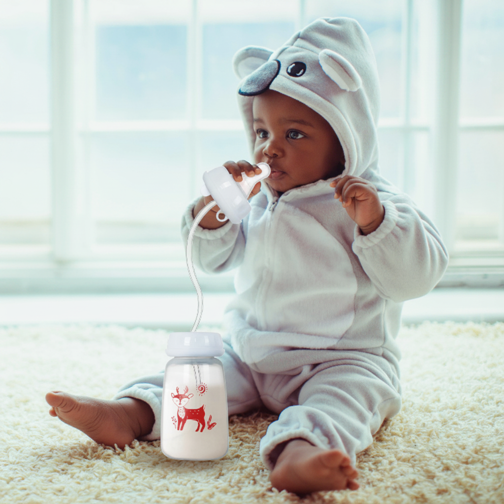 Gourde Magique Anti-Fuite 360° | Le Confort de Bébé, La Paix de Maman