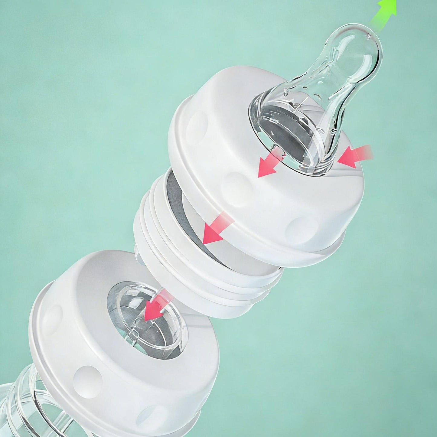 Gourde Magique Anti-Fuite 360° | Le Confort de Bébé, La Paix de Maman