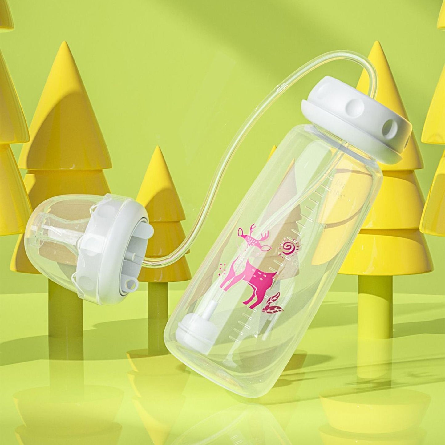 Gourde Magique Anti-Fuite 360° | Le Confort de Bébé, La Paix de Maman